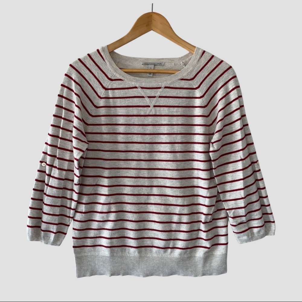Cotton by Autumn Cashmere Women's Stripe Sweater M ($198)